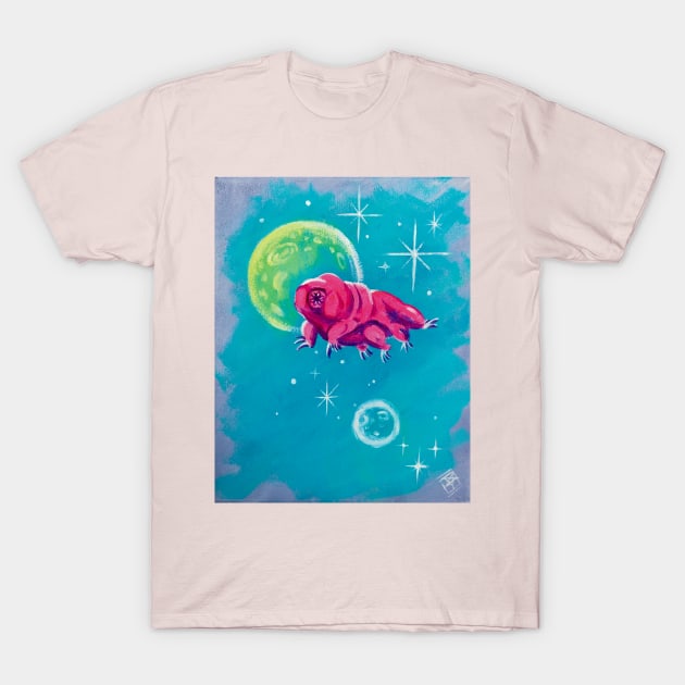 Pink Space Tardigrade T-Shirt by starwilliams